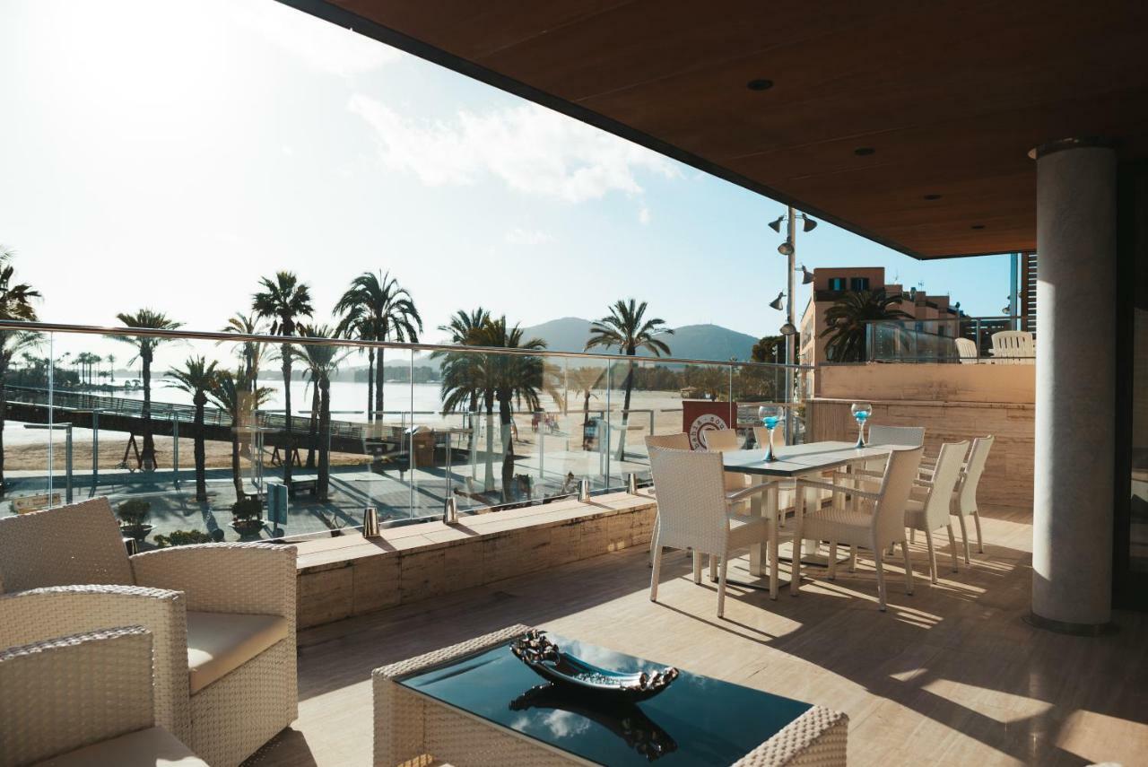 GRAND TERRACE APARTMENT in Puerto de Alcudia Exterior foto