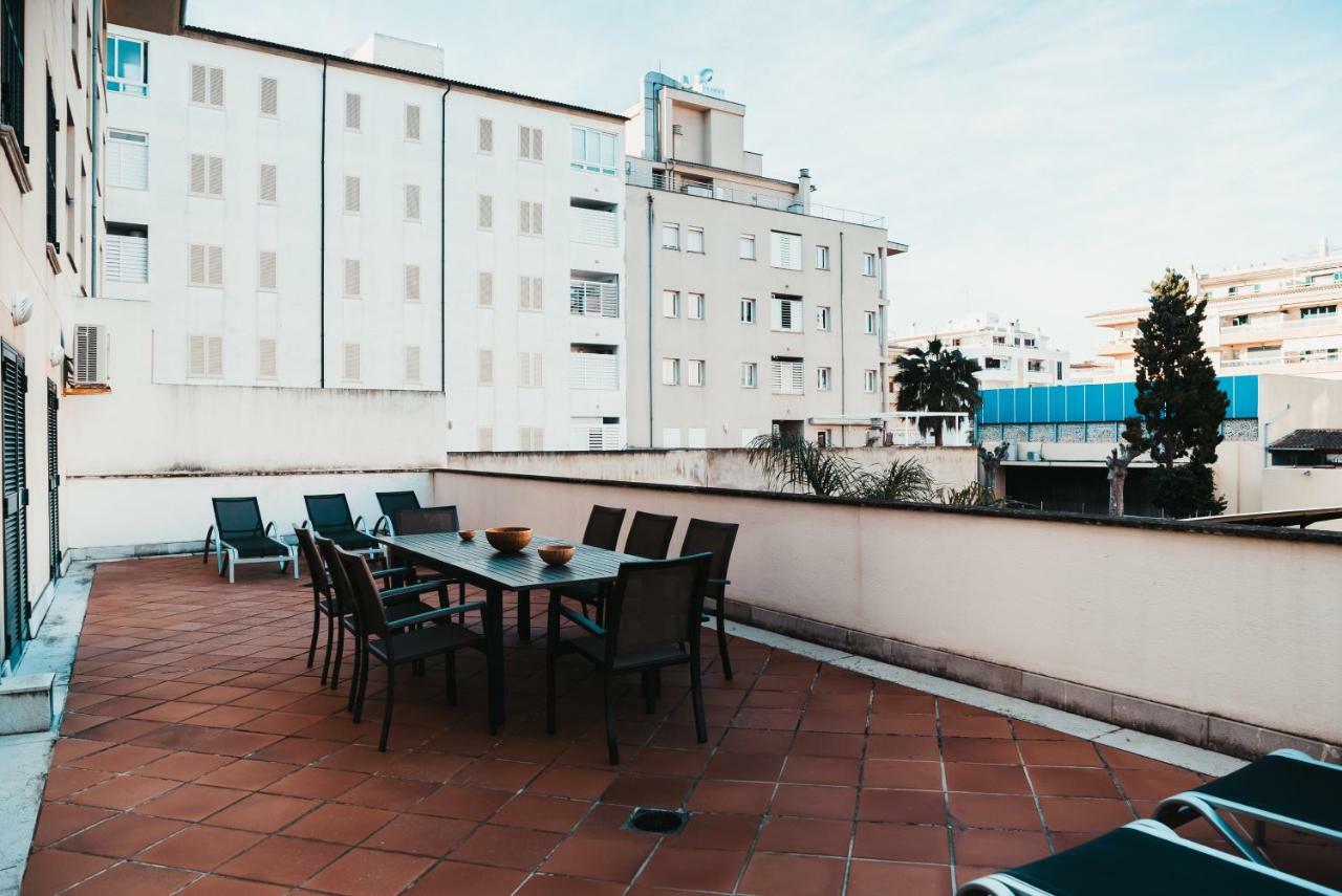 GRAND TERRACE APARTMENT in Puerto de Alcudia Exterior foto